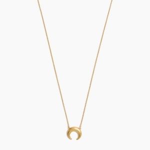 Madewell Chunky Crescent Moon Necklace